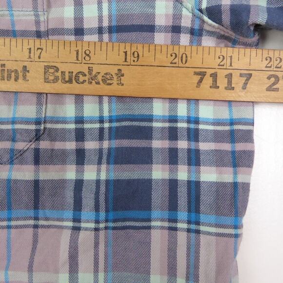 Mountain Hardwear Shirt Womens SZ L Flannel Button Up Long Sleeve Lightweight - Picture 7 of 12